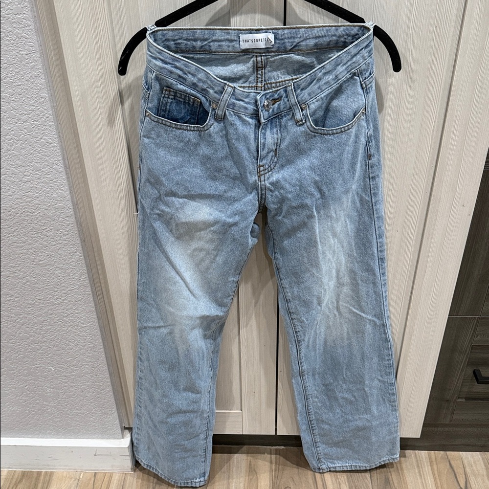 Light Blue Flare & Wide Leg Jeans